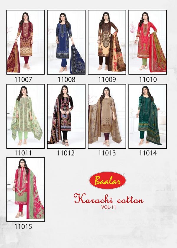 Baalar Karachi Cotton Vol-11 – Dress Material